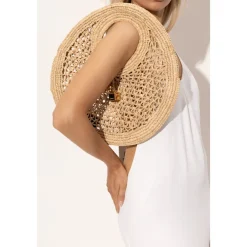 Håndtasker^Jacquemus Le Petit Rond Spiaggia Håndtaske Beige