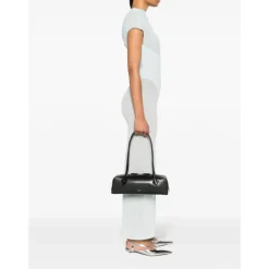 Skuldertasker^Alaïa Le Teckel Medium Skuldertaske Sort