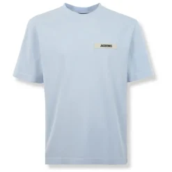 T-Shirts^Jacquemus Le T-Shirt Gros Grain Blå