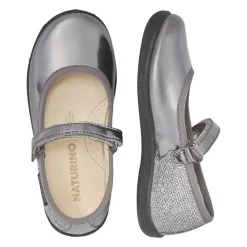 Ballerinasko<Naturino Leather and fabric ballet flats FROLLIK 2 Grå