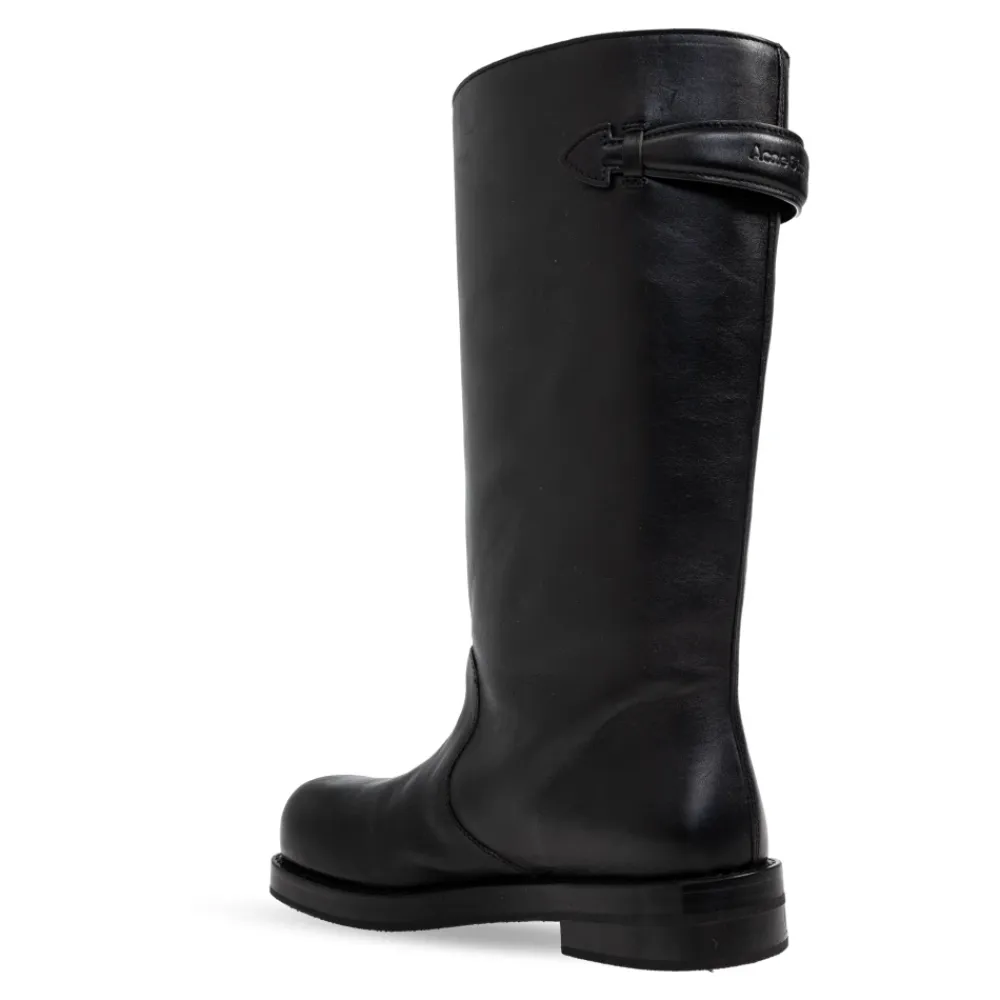 Støvler^Acne Studios Leather Boots Sort