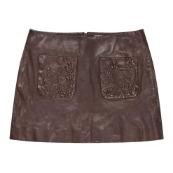 Nederdele<Munthe Leather Skirts Brun