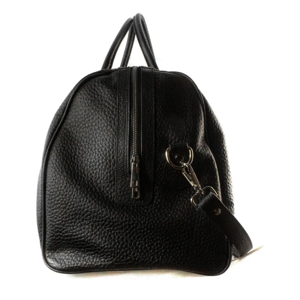 Rejsetasker^AVENUE 67 Leather Zip Duffel Bag Sort