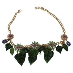 Smykker^Dolce & Gabbana Leaves Pendant Necklace Multifarvet