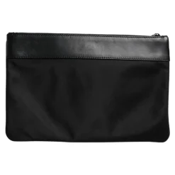 Clutch^Dolce & Gabbana Leopard Jacquard Print Logo Plaque Pouch Bag Multifarvet