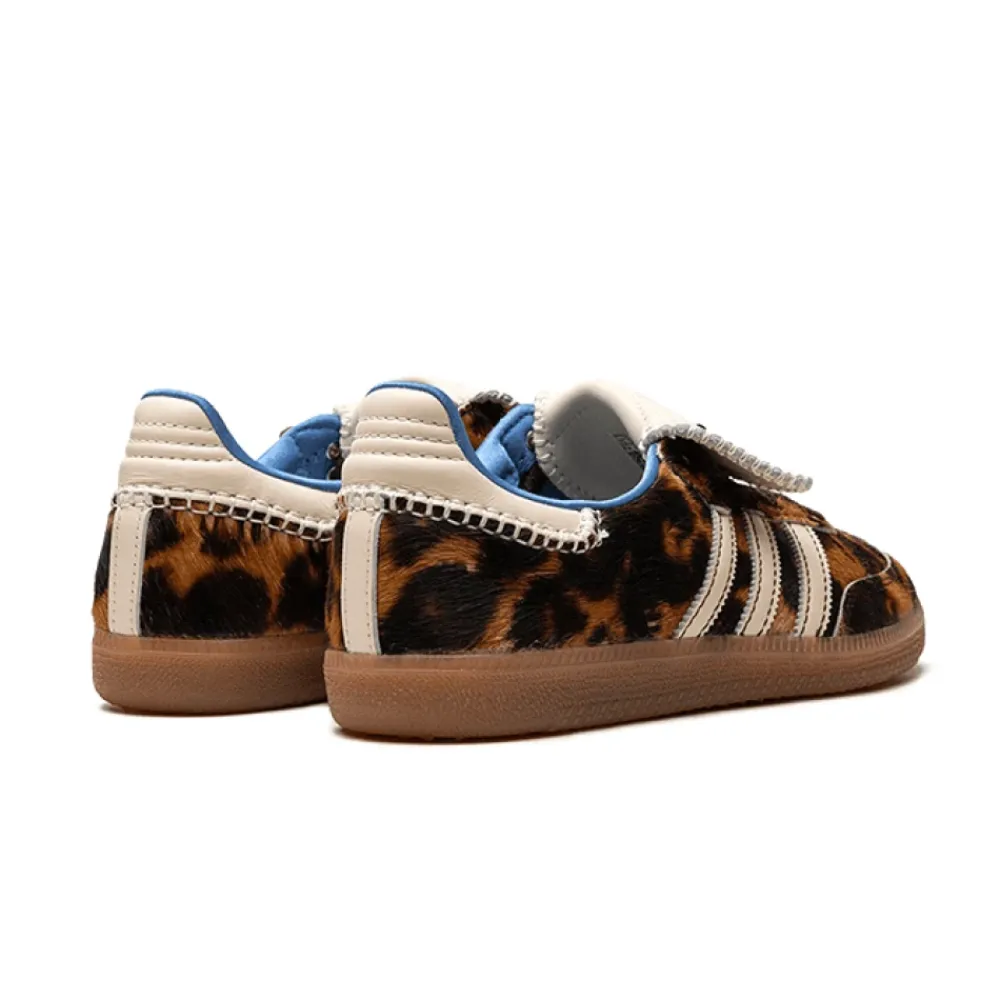 Sneakers<Adidas Leopard Pony Samba Wales Bonner Brun