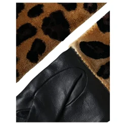 Handsker^Dolce & Gabbana Leopard Print Albuelængde Handsker Multifarvet