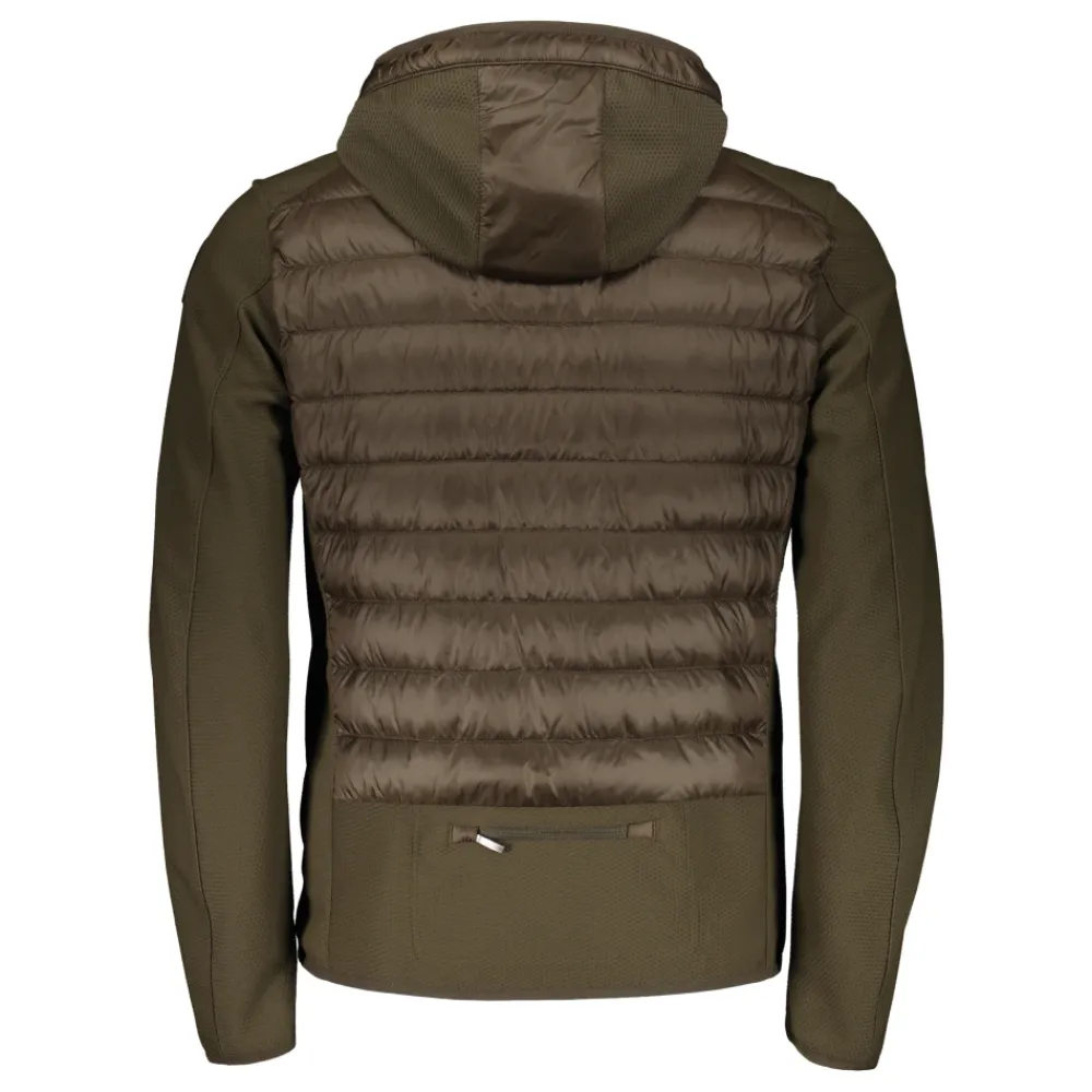 Jakker<Parajumpers Letvægts vatteret jakke med hætte Grøn