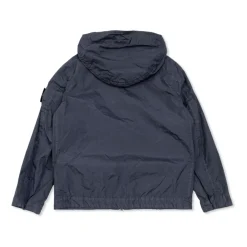 Jakker<Stone Island Letvægtsjakke med logomærke Blå