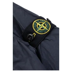 Jakker<Stone Island Letvægtsjakke med logomærke Blå