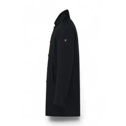 Frakker<Duno 3-Level bi-stretch down-filled fabric coat Sort