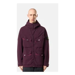 Frakker<Stone Island Light Compact Touch Poly-TC Field Jacket Lilla
