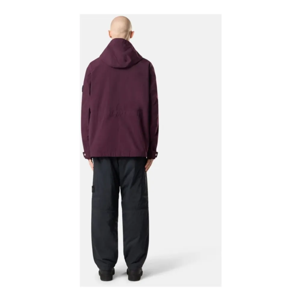 Frakker<Stone Island Light Compact Touch Poly-TC Field Jacket Lilla