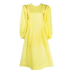 Kjoler^MSGM Light Cotton Dress Gul