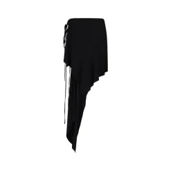 Nederdele<The Attico Light Jersey Midi Skirt Sort