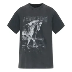 T-Shirts<Anine Bing Lili Tee Horse Grå