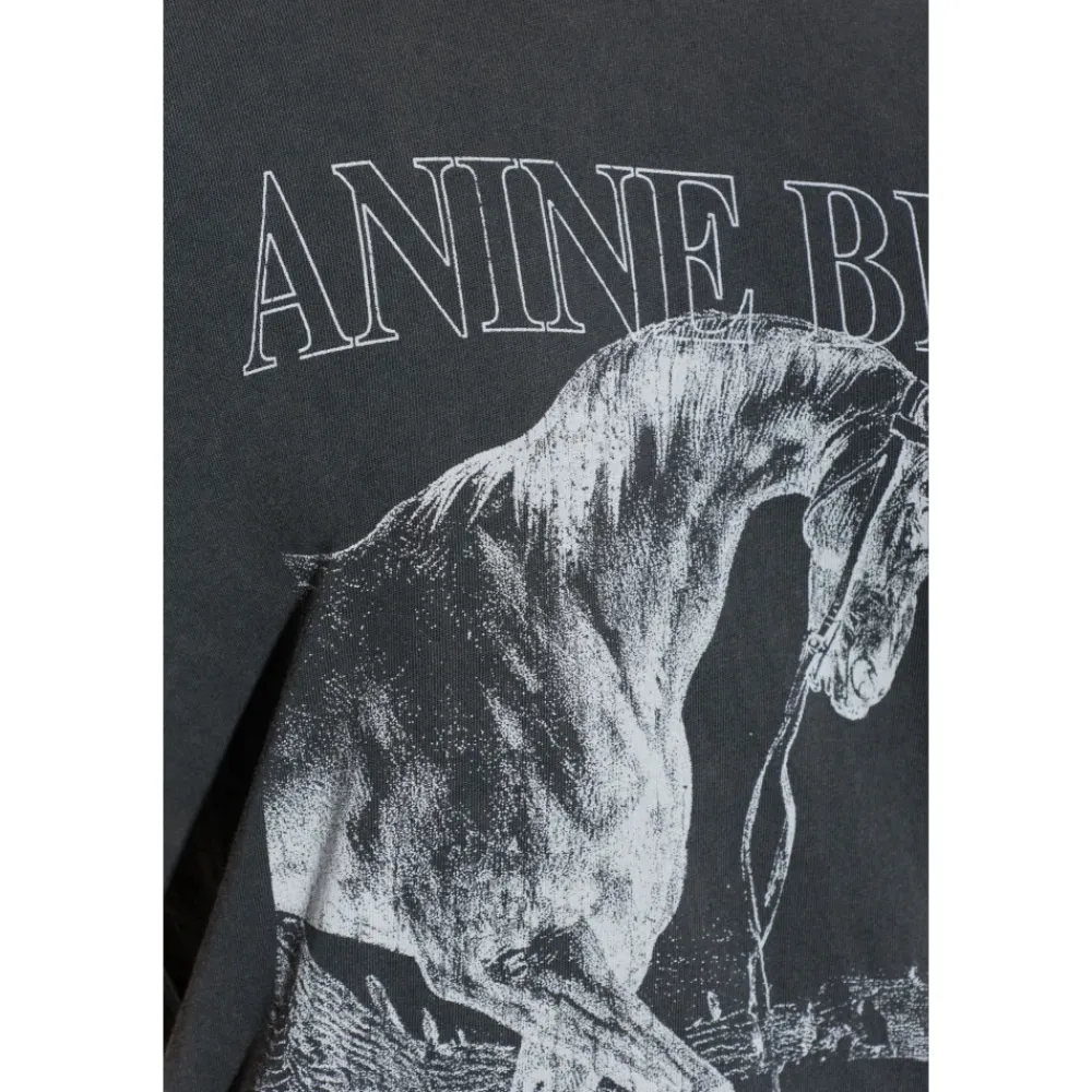 T-Shirts<Anine Bing Lili Tee Horse Grå