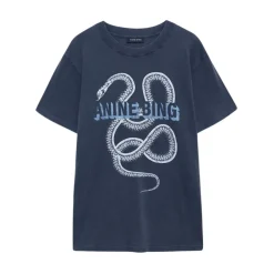 T-Shirts<Anine Bing Lili Tee Snake Grå