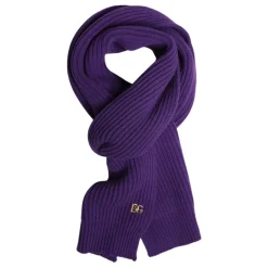 Halstørklæder Og Tørklæder^Dolce & Gabbana Logo Halsvarmer Wrap Tørklæde Lilla