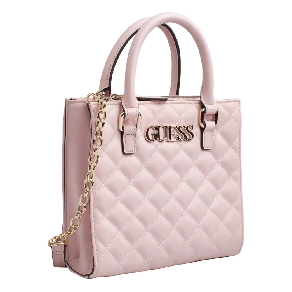 Bæltetasker^Guess Lille quiltet tote Pink