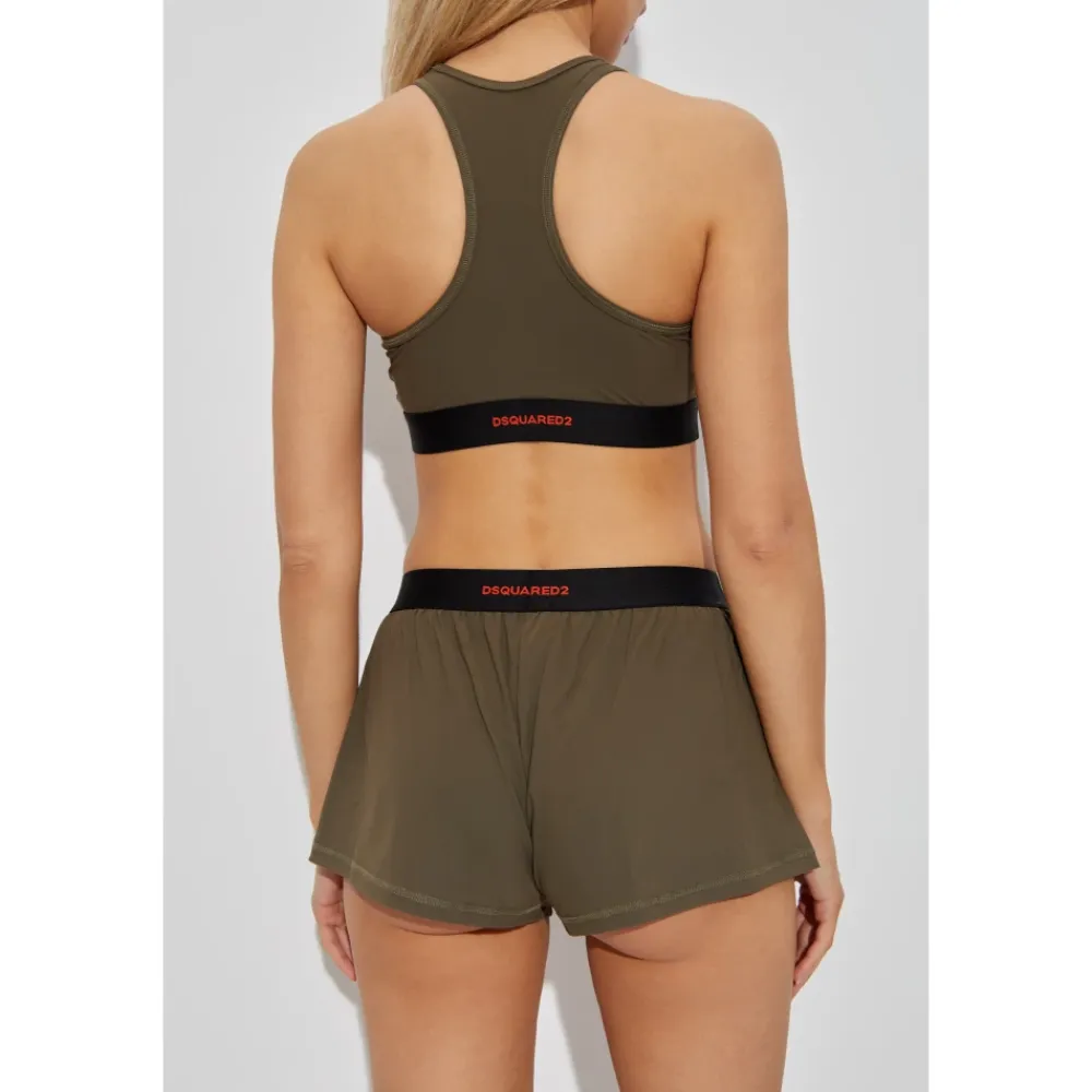 T-Shirts & Toppe<Dsquared2 Lingeri top Grøn