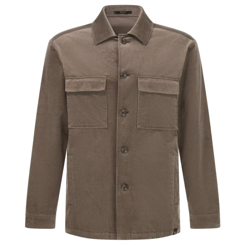 Jakker^Boggi Milano Link Shirt Jacket Brun