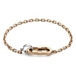 Smykker^Gucci Link til kædearmbånd i guld og hvidguld Pink