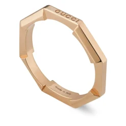 Smykker^Gucci Link to Love ring i 18 kt rosa d Gul