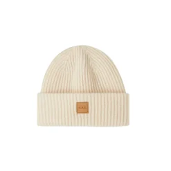 Huer, Kasketter & Hatte|Huer & Kasketter<A.P.C. Lækker Luksus Strikket Beanie Beige