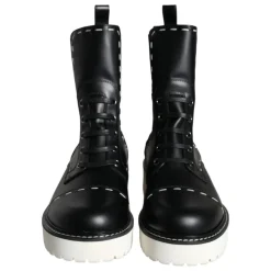 Chelsea Boots<Dolce & Gabbana Lækre Støvler med Midterskaft Sort