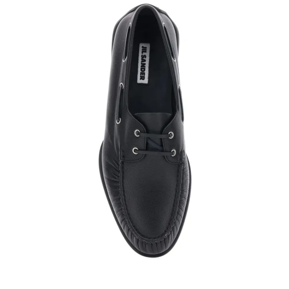 Sejlersko<Jil Sander Loafer Sort