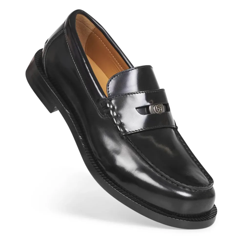 Loafers^Gucci Loafer med aftagelig detalje Sort