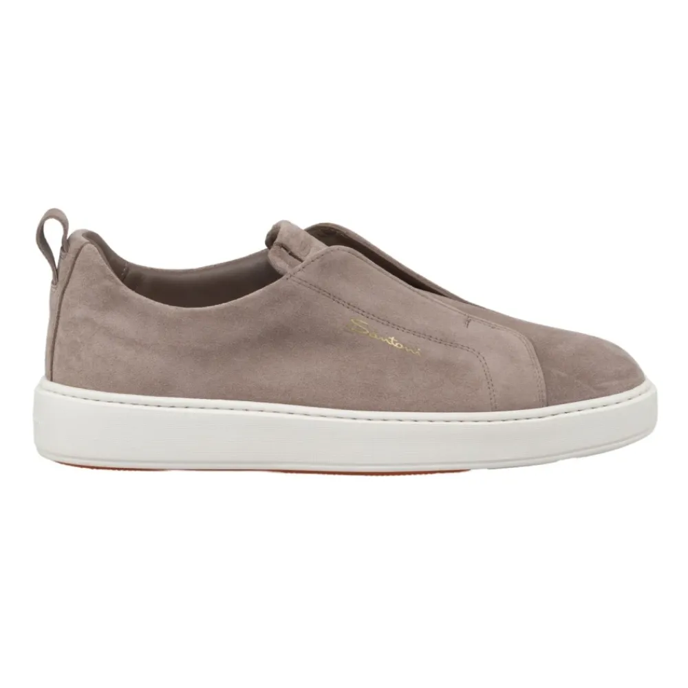 Loafers<Santoni Loafers Beige