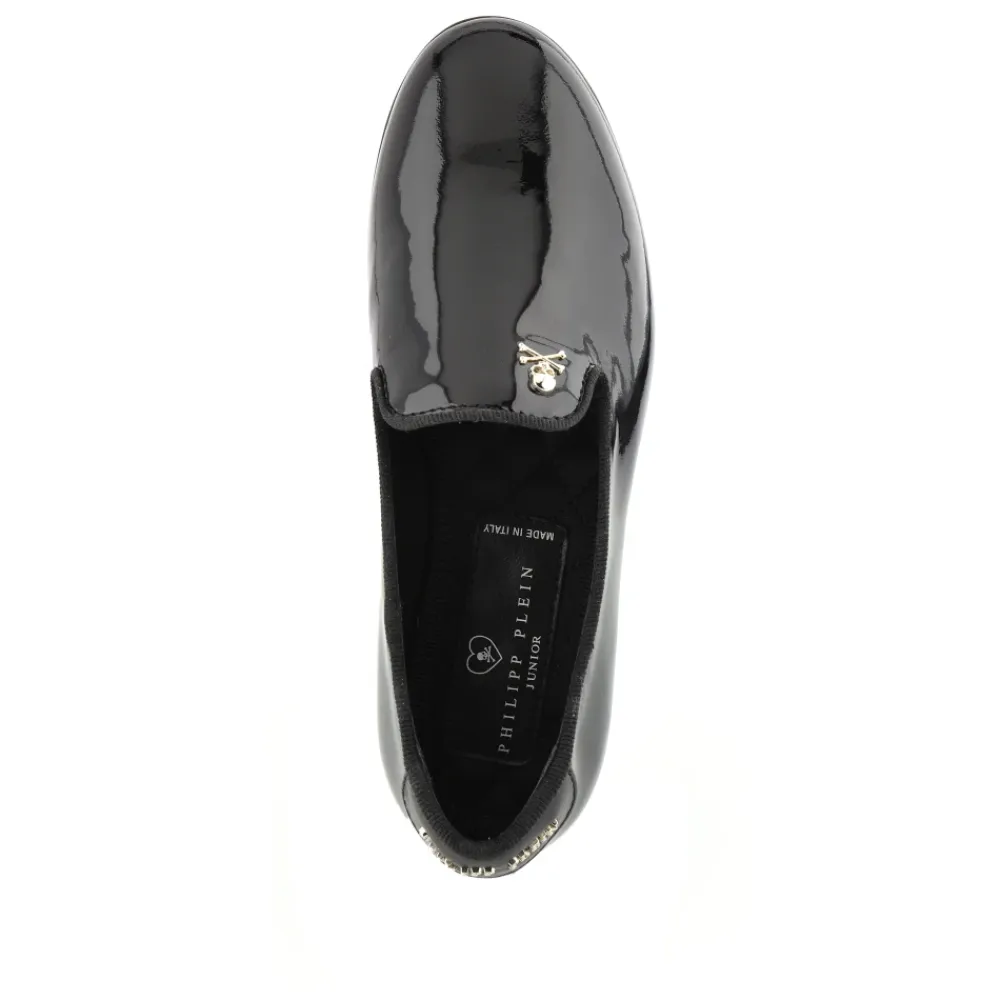 Pæne Sko^Philipp Plein Loafers Patent Skull Sort