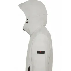 Skaljakker<Peuterey LOGE SRT 01 Kort, sporty jakke med hætte Hvid