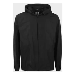 Træningsjakker^Burberry Logo Appliqué Hooded Jacket Sort