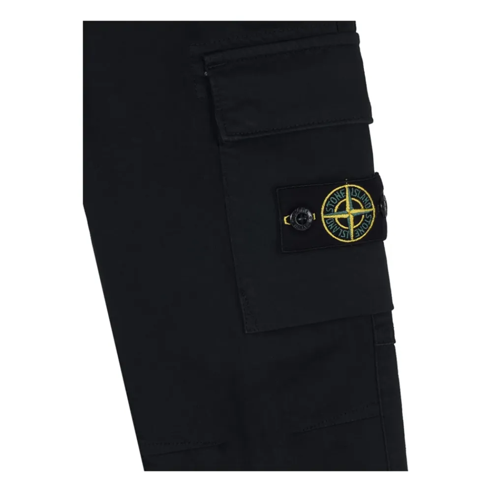 Underdele^Stone Island Logo Badge Trousers Sort