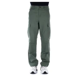 Bukser^Carhartt Wip Logo Baglomme Lynlås Knaphul Bukser Grøn