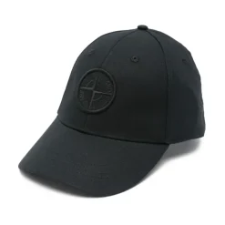 Huer, Kasketter & Hatte^Stone Island Logo Baseball Cap Sort