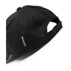 Huer & Kasketter^Palm Angels Logo Baseball Cap Sort
