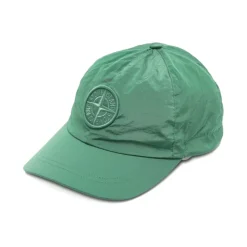 Huer, Kasketter & Hatte^Stone Island Logo Baseball Cap Grøn