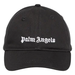 Huer & Kasketter^Palm Angels Logo Baseball Cap Sort