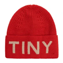 Huer & Kasketter<Tinycottons Logo Beanie Rød