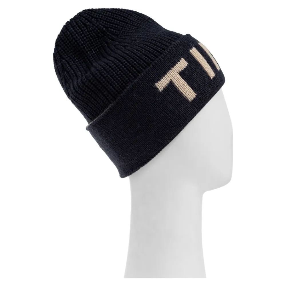 Huer & Kasketter^Tinycottons Logo Beanie Blå