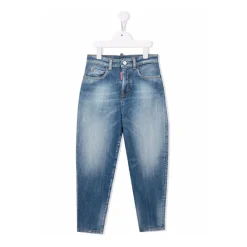 Underdele^Dsquared2 Logo bælte ring jeans Blå