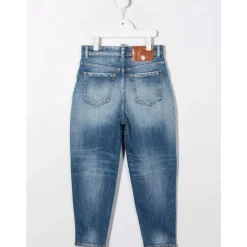 Underdele^Dsquared2 Logo bælte ring jeans Blå