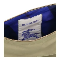 Tasker^Burberry Logo Bæltetaske i Gabardine Beige