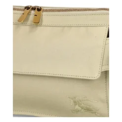 Tasker^Burberry Logo Bæltetaske i Gabardine Beige
