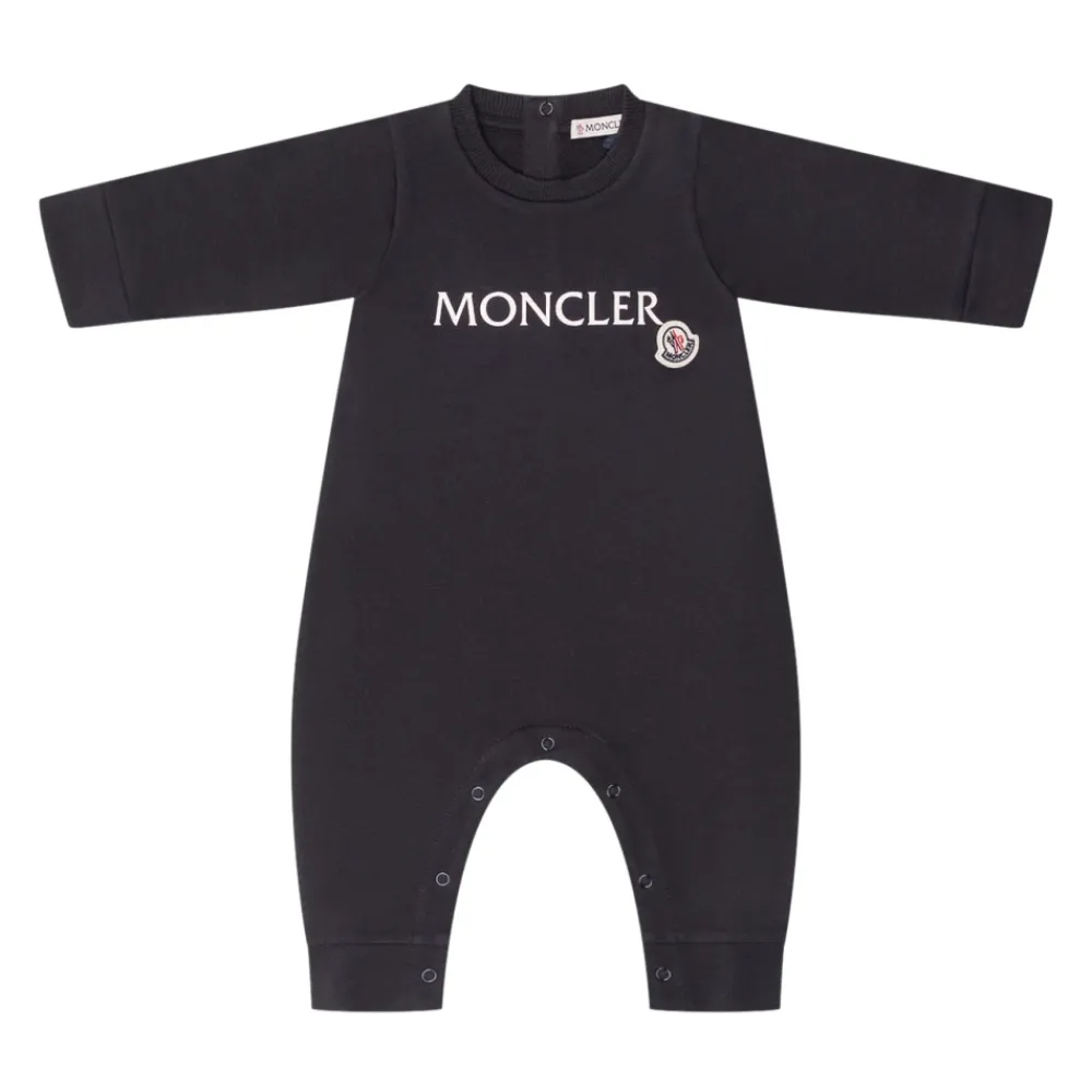 Bodystocking & Sæt<Moncler Logo Bomuld Body Blå