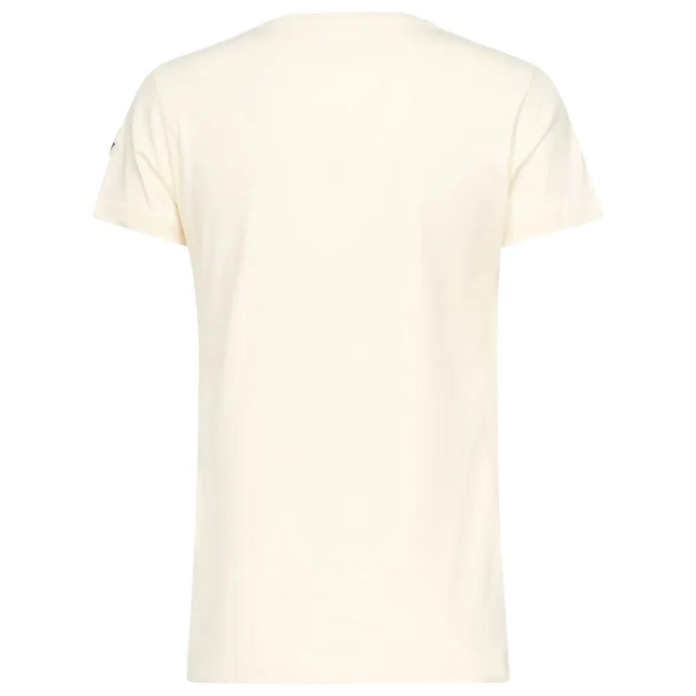 T-Shirts<Moncler Logo Broderi T-shirt Hvid